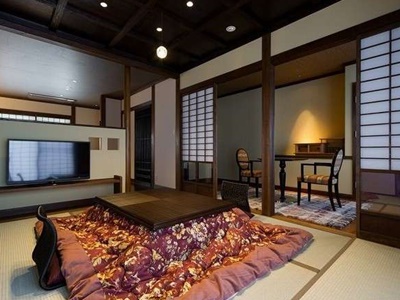黒川温泉の人気旅館ランキング 第１位の客室の写真